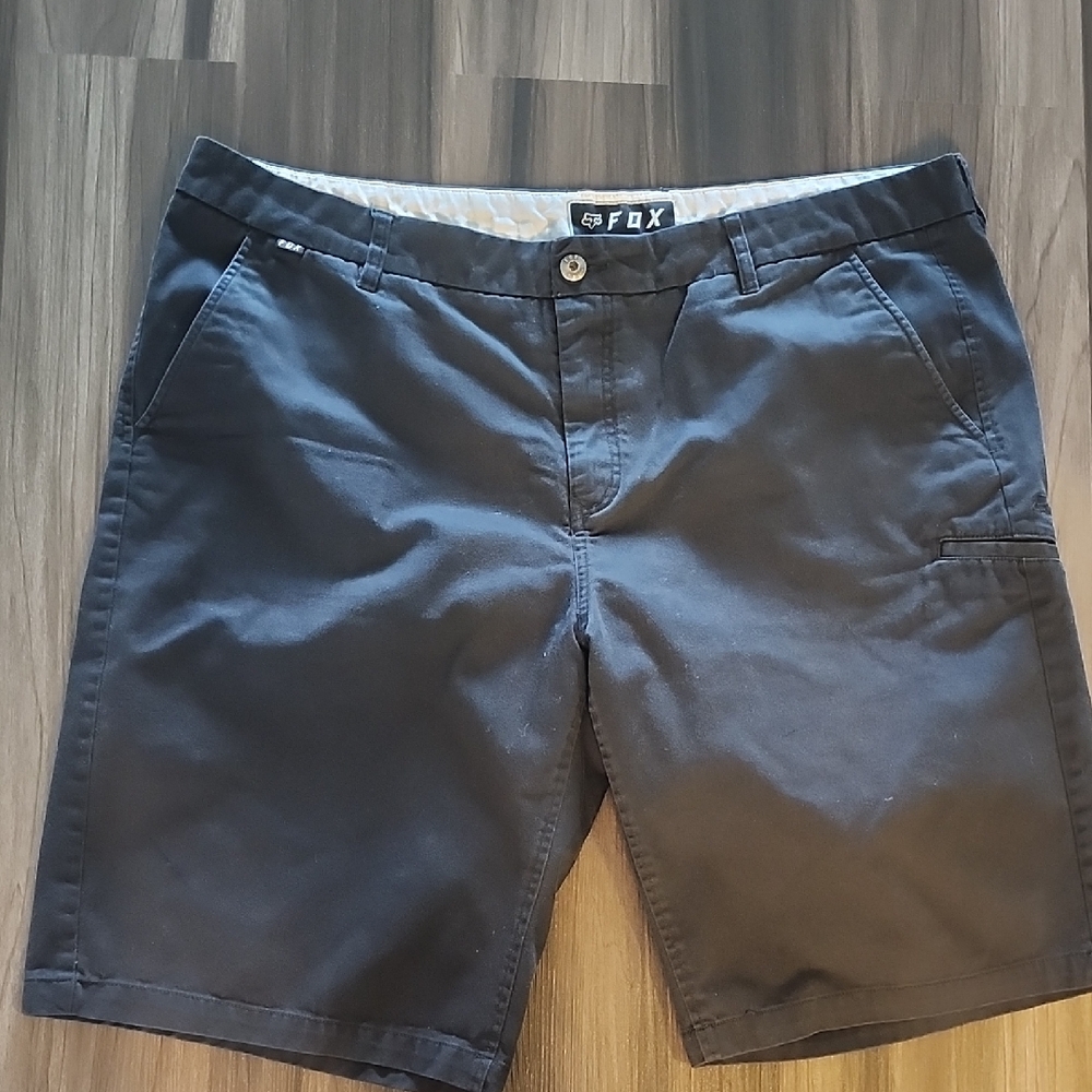 Fox Men’s Black Flat-Front Shorts